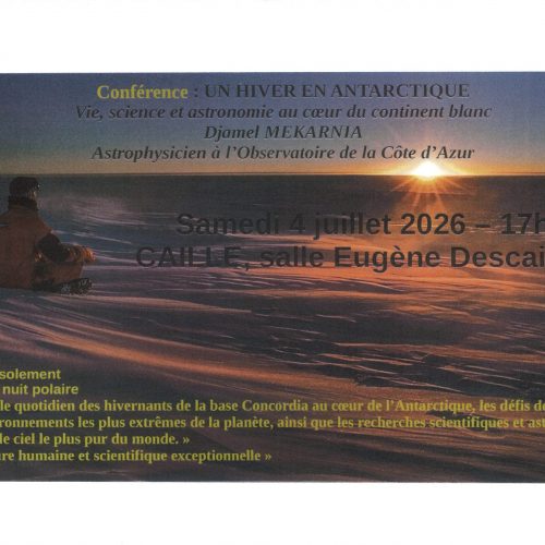 Conférence Un hiver en antartique